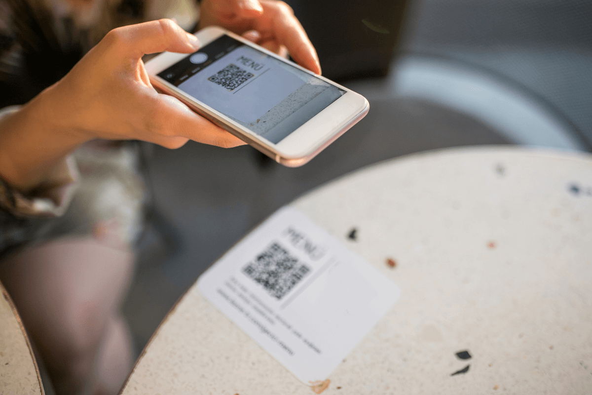 Enquadramento correto do QR Code